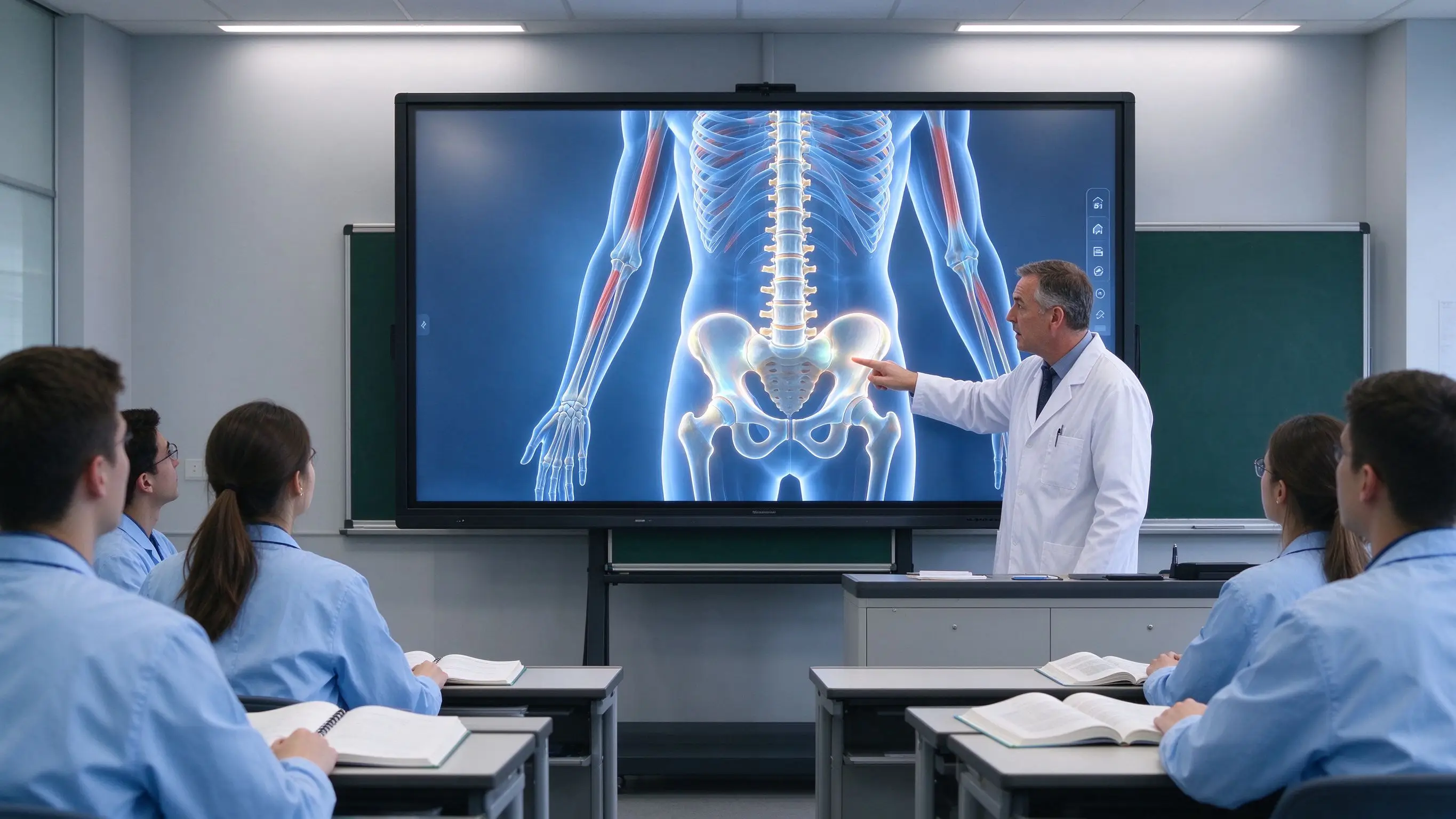 Qtenboard Medical Anatomy Interactive Whiteboard 3D Structure